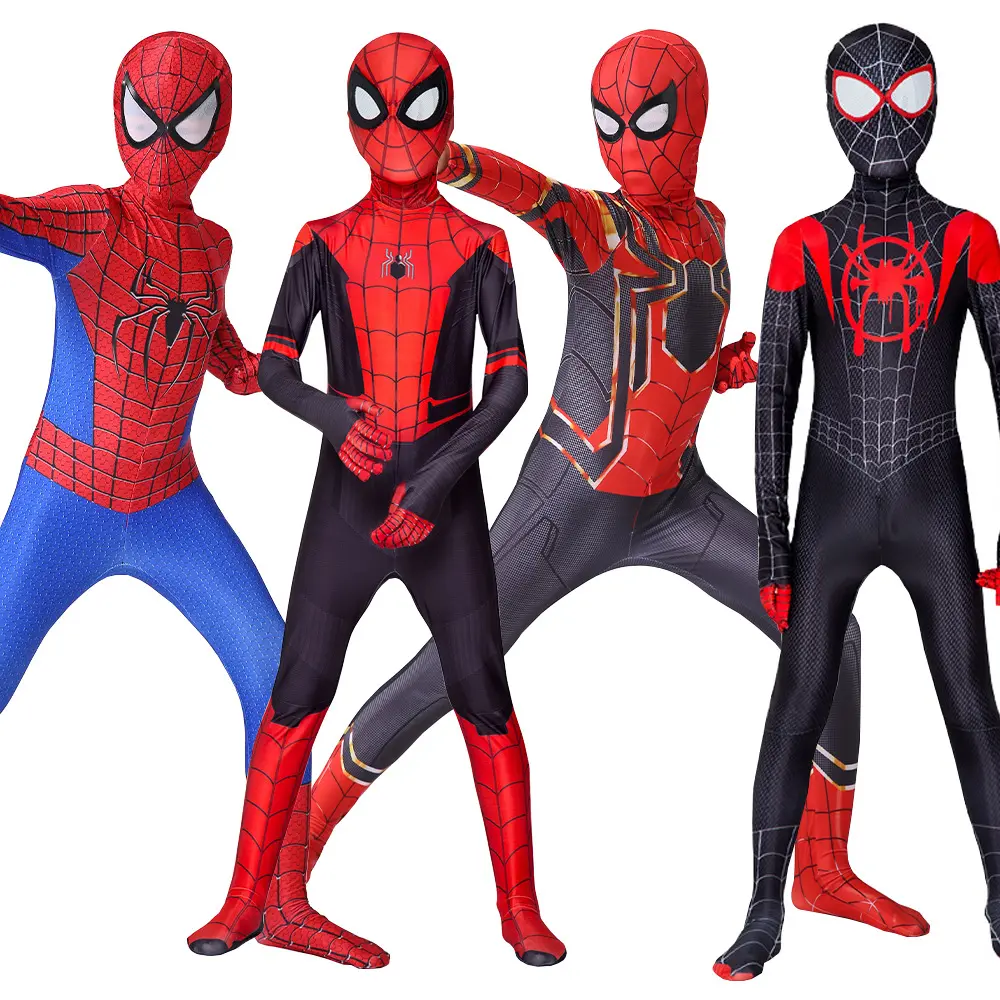 1Pcs Spider-Man onesie hero adult children's halloween costume cos