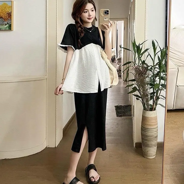 SET ÁO BẦU KÈM VÁY XẺ TÀ ĐI LÀM ĐI CHƠI LỊCH SỰ NHÃ NHẶN.(V3) chất tổ ong thấm hút mồ hôi năng động thoải mái