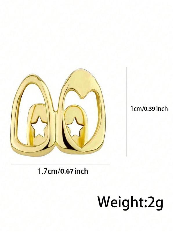 Heart Shaped Tooth Jewelry, Fashionable Tooth Jewelry for Women & Men, Street Style Body Jewelry for Daily & Party Decoration, Gifts for Wife Oral 1