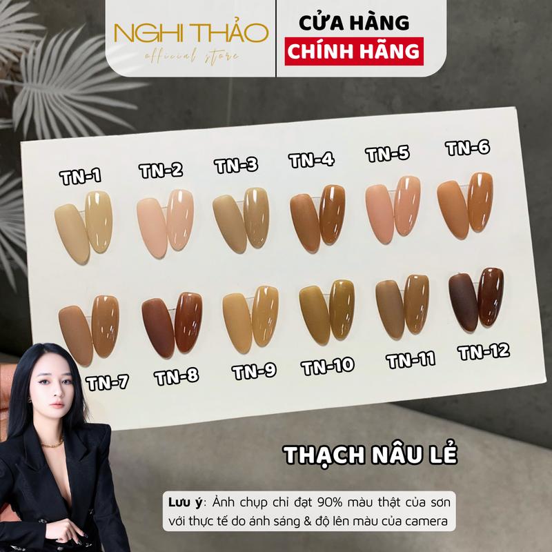 Sơn gel thạch đục nâu lẻ màu RAMYLA