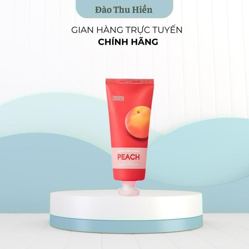  Kem Tay Tenzero Relief Hand Cream 100g - Peach Mùi Đào 