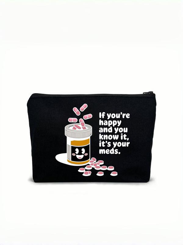 Pharmacist Themed Toiletry Bag, Pharmacist Gift, Travel Medicine Storage Bag, Zipper Makeup Bag, Cosmetic Bag, Toiletry Organizer for Women & Men 7