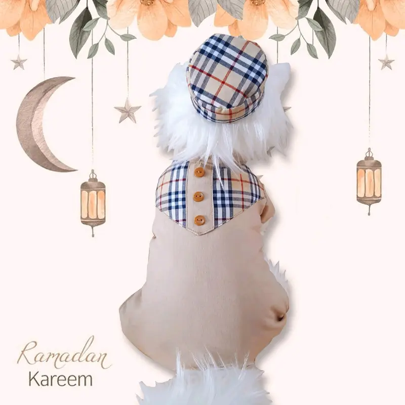 Baju Jumpsuit Koko Anjing Kucing Brbery Free Topi Ramadhan Edition 0