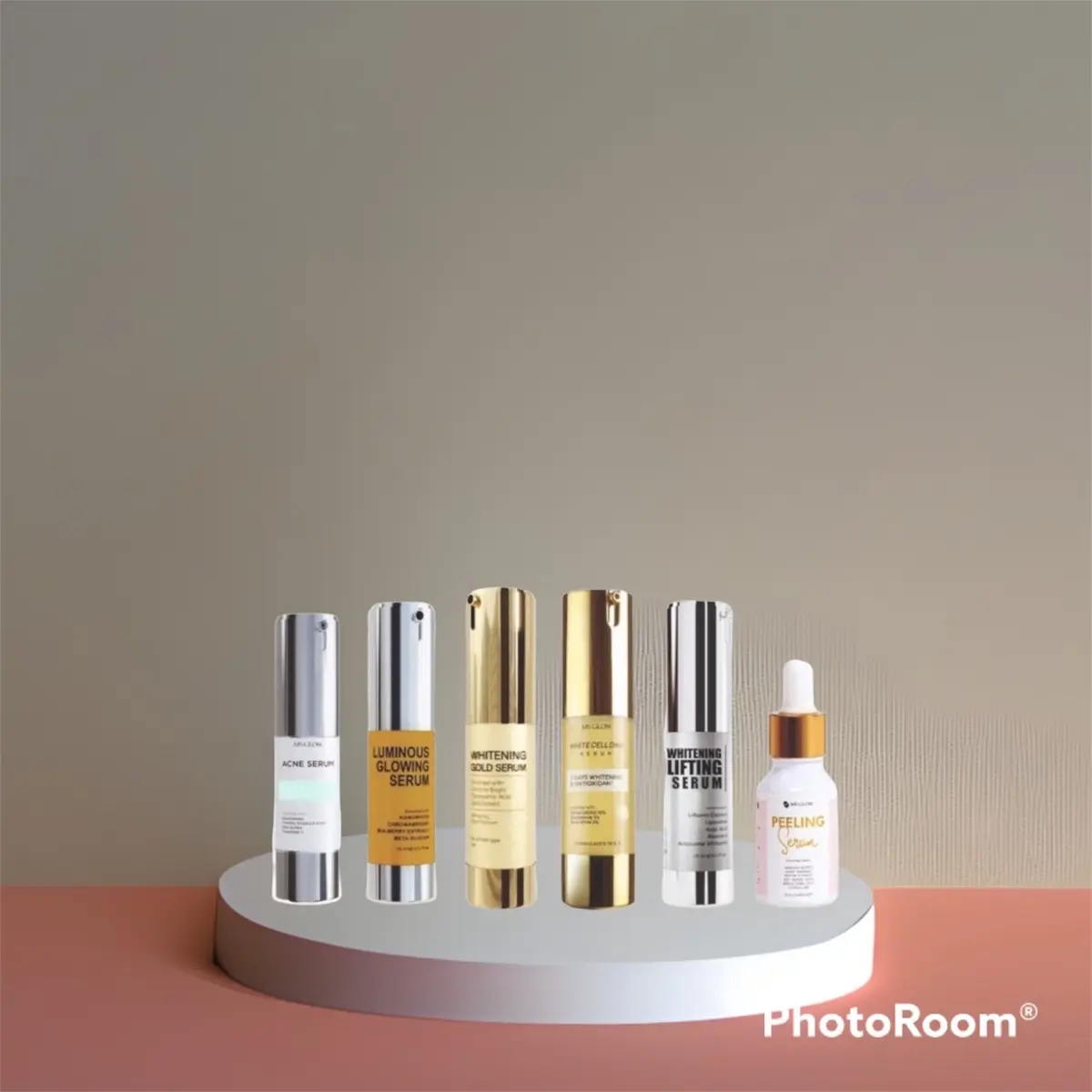 Serum Luminous/ Lifting / Acne / Peeling / Serum Dna Salmon / Serum Gold /Serum Wajah by M* Glow
