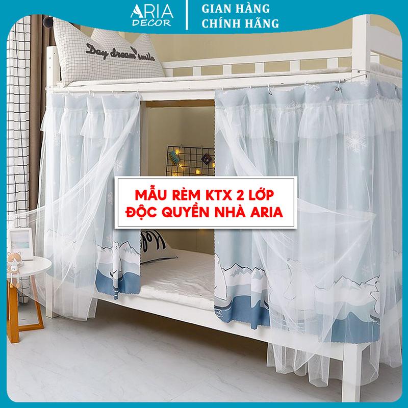  Rèm giường tầng 2 lớp Rèm kí túc xá Aria Decor 