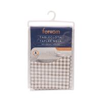 Gambar FORHOM 145X240 CM TAPLAK MEJA GINGHAM - COKELAT dari AZKO ID Kota Administrasi Jakarta Barat 2 Tokopedia