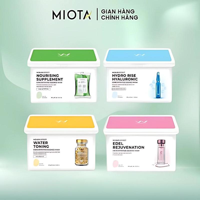 [MIOTA STORE x Lananhdaily22 ] Hộp 30 Miếng Mặt Nạ WonJin Effect 350g Xanh Dương, Xanh Lá, Hồng, Vàng (hộp 30 Mask) Skincare