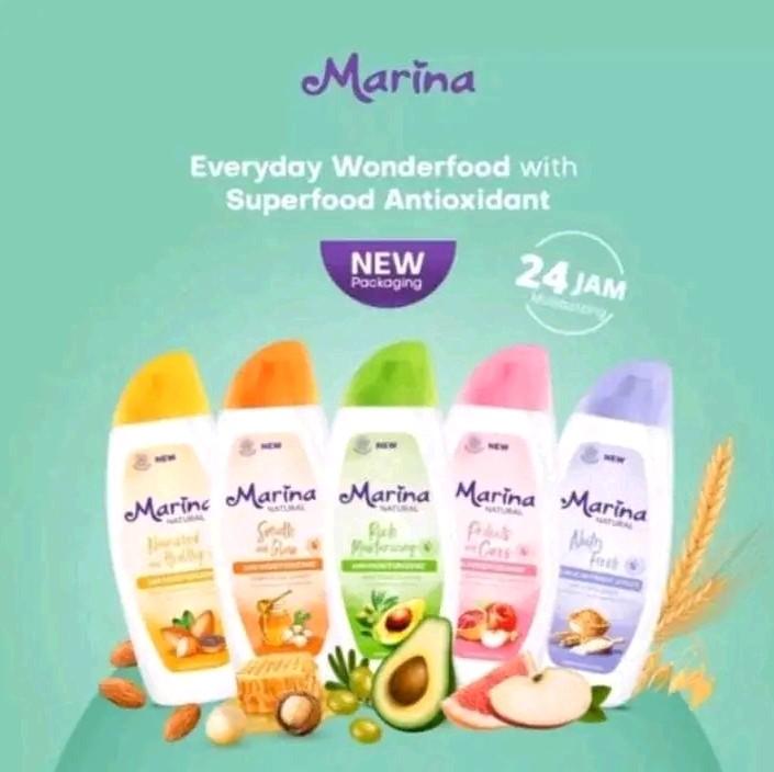 HANDBODY MARINA NATURAL UV 185/190 ML PAKET USAHA 5 PCS/ PAKET USAHA MARINA 2