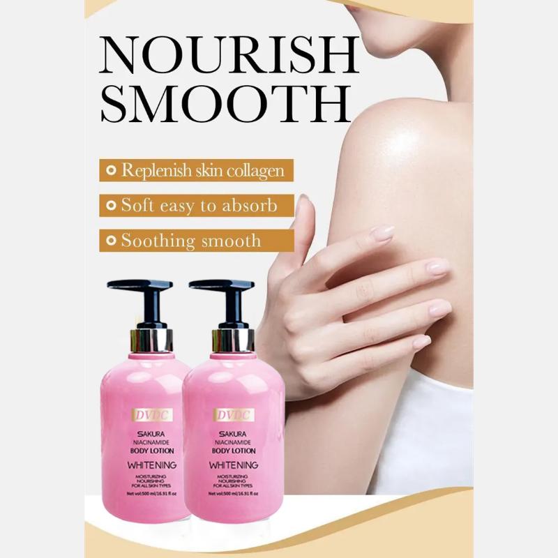 Product Introduction of [Buy 1 take 1] Shawill Sakura 500ml niacinamide body lotion whitening moisturizing 8