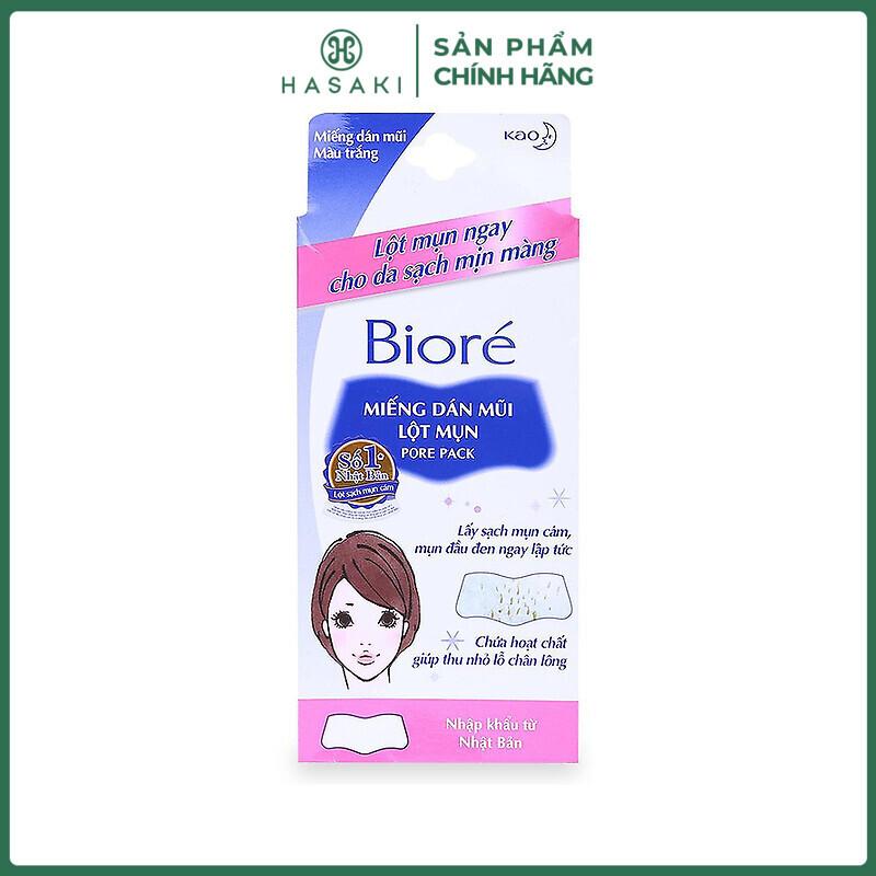  Miếng Dán Mũi Lột Mụn Bioré Không Hương  4 Miếng  | HASAKI BEAUTY 