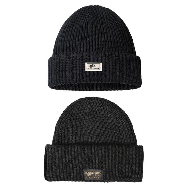 Product Introduction of Winter Men 2 In 1 Balaclava Hat Mask Beanie Knitted Bonnet Hat Neck Warm Fashion Accessories 26
