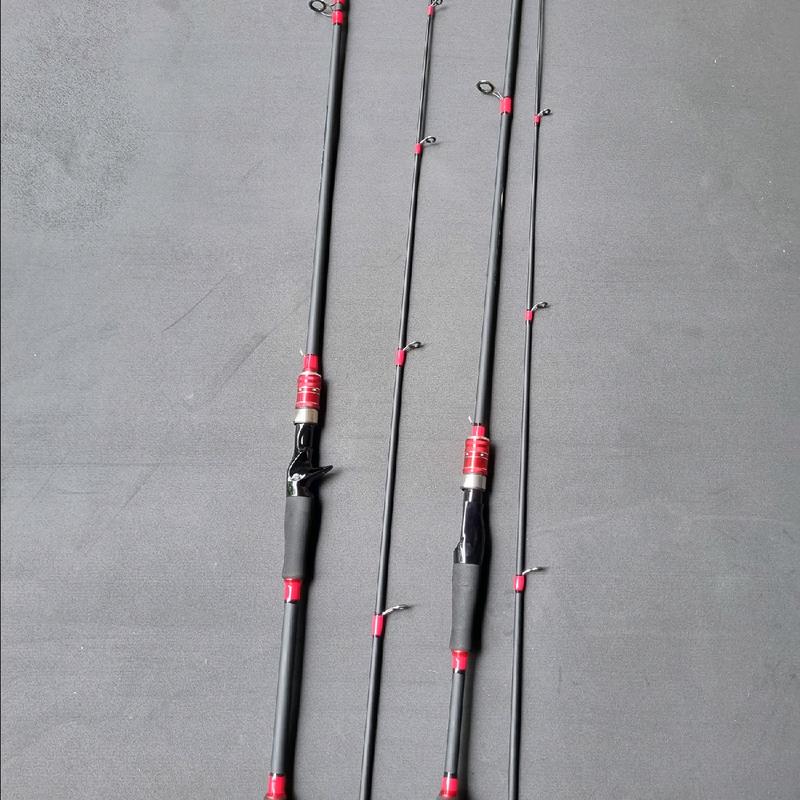 cần lure daiwa giá rẻ màu đỏ 1m65 đến 2m4 ngang và đứng Bắt Cá Đi Câu Fishing Câu Cá
