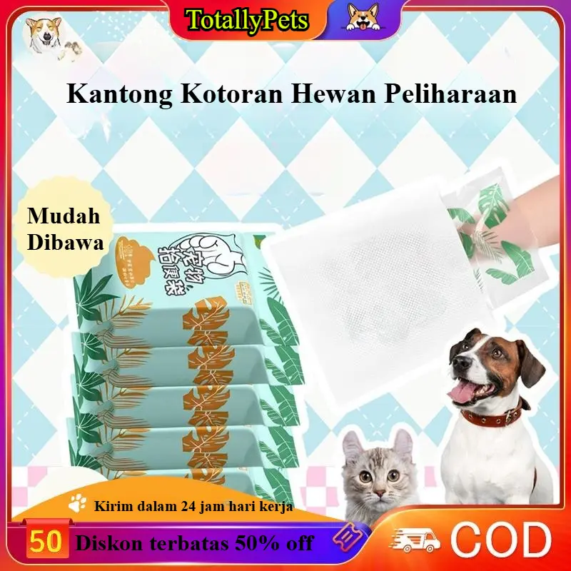 Kantong Kotoran Anjing/Kucing Lapis Ganda - Sekali Pakai, Ramah Lingkungan!