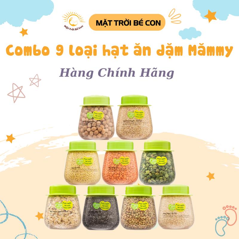 Combo 9 Loại Hạt Ăn Dặm Mămmy