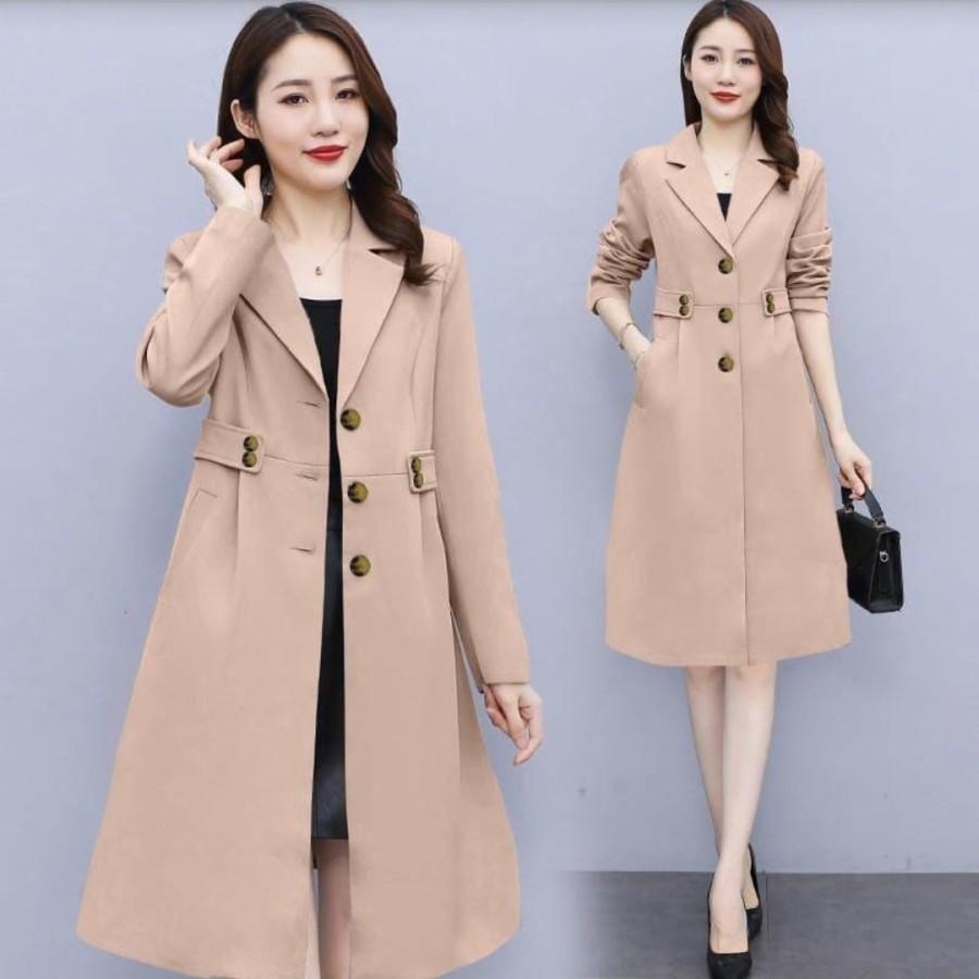 Blazer Panjang Wanita Korea Casual Atasan Perempuan Long Coat Elegan Terbaru Kekinian Modern Anessa Fit Katun Stretch Outer Basic Cardigan Formal Kantor Semi Hitam Simple Oversize Linen Blazer Panjang Wanita Korea Casual Atasan Perempuan Long Coat Elegan Terbaru Kekinian Modern Anessa Fit Katun Stretch Outer Basic Cardigan Formal Kantor Semi Hitam Simple Oversize Linen