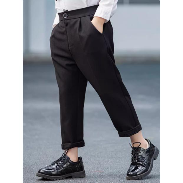 [ Loại 1 ] Quần Cho bé trai cao cấp , vải tây âu , style hàn quốc , dễ phối đồ , mềm mịn mặc thoải mái