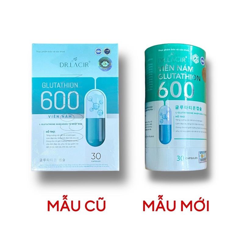Viên uống đẹp da Glutathione 600 hộp 30 viên