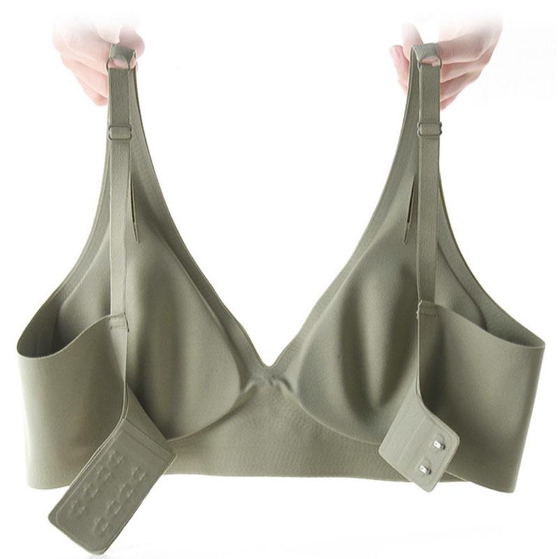 (SG Instock) Japan Suji bra seamless wireless V neck latex bra (seamless. Strapless. Sports) -tsb13 3