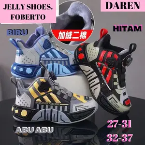 "Free Box"Sepatu sneakers anak laki laki fashion sport kids shoes cowo cowok impor import korea murah