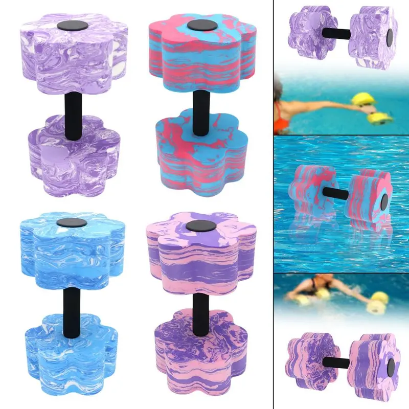 Dumbbell Tập Thể Dục Thủy Sinh, Thiết Bị Tập Bơi Tạ Đeo Tay Thanh Tay Cầm 2