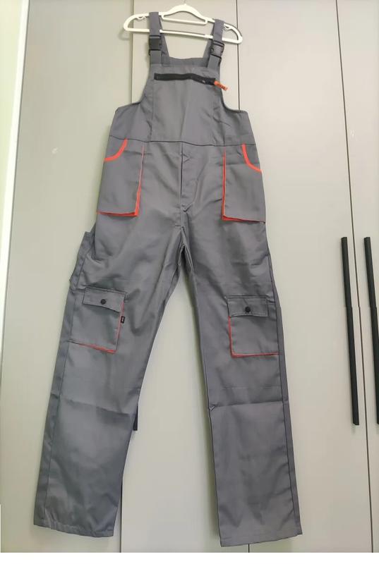Product Introduction of Bib Overall For Men Women Work Clothes Fly Pockets Painter Coveralls Costume Jumpsuit Mechanic Repairman Uniform Strap Pants4xl 17