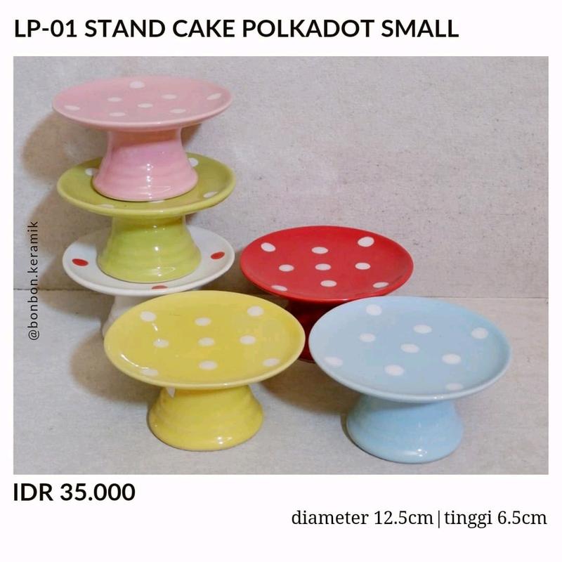 STAND CAKE PULKADOT SMALL 0