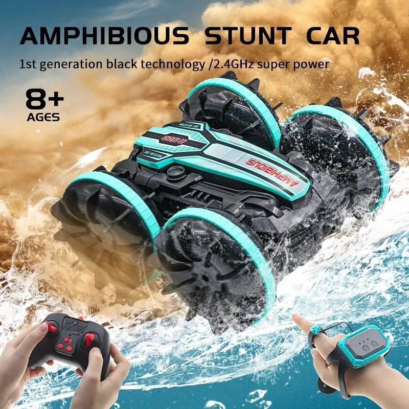 Mainan Mobil Remot Anti Air AMFIBI WATERPROOF Remote Control Car Baterai Anak