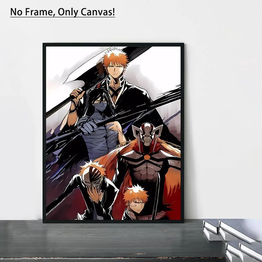 Anime Pattern Unframed Painting, 1 Count Modern Fashion Style Canvas Wall Art, Wall Art Decor for Home Living Room Bedroom Office School