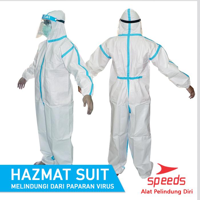 Promo SPEEDS Baju APD Hazmat Kacamata APD Cover Mask Bagi Tenaga Medis ...