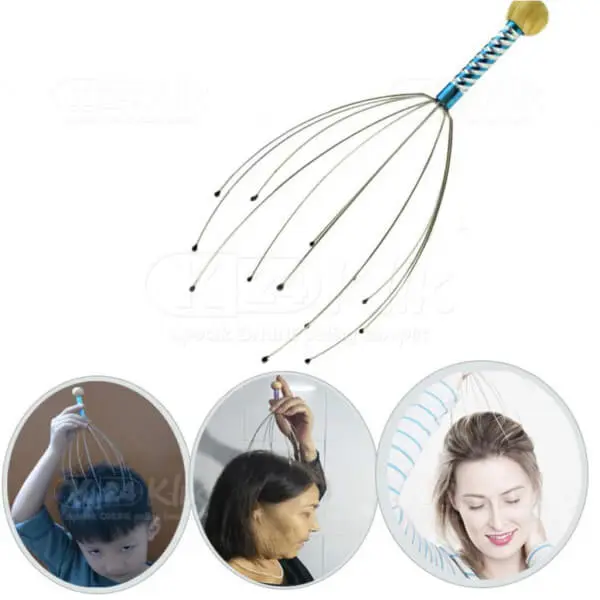 Alat Pijat Kepala Bokoma Stainless Alat Pijat Kepala Massage Tanpa Listrik Alat Refleksi 1
