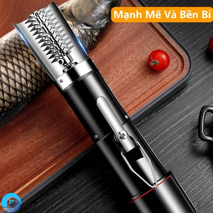 Máy Đánh Vảy Cá Cầm Tay Công Suất Lớn 125W Chống Nước, lưỡi Inox 304 5
