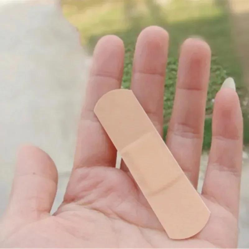 100pcs/lot Breathable Band Aid Waterproof Bandage First Aid Wound Dressing Medical Tape Wound Plaster Emergency Kits Bandaids 4