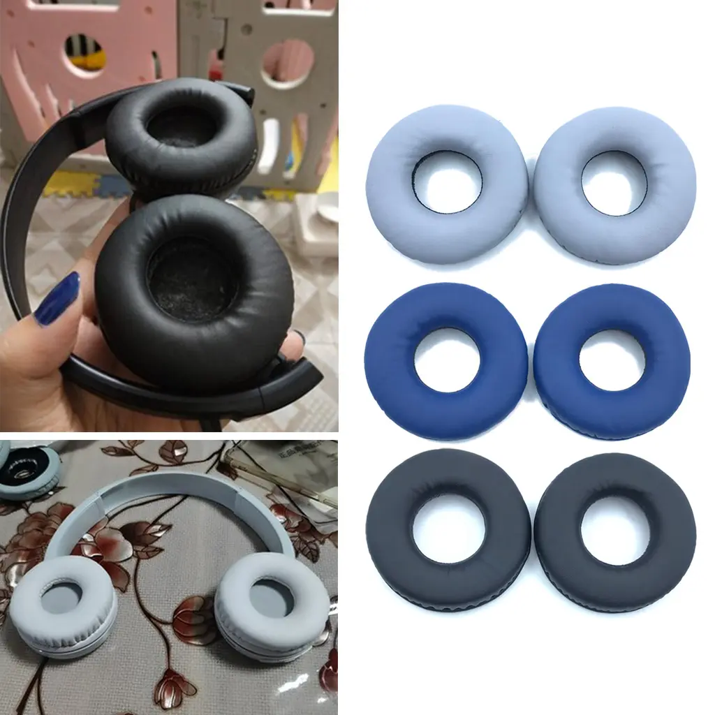 Vỏ Đệm Tai Bằng Da, Chùm Đầu Cho WH-CH500 510 ZX330BT 31, Miếng Đệm Da Thời Trang, Miếng Bọt Biển, Dầm Mềm