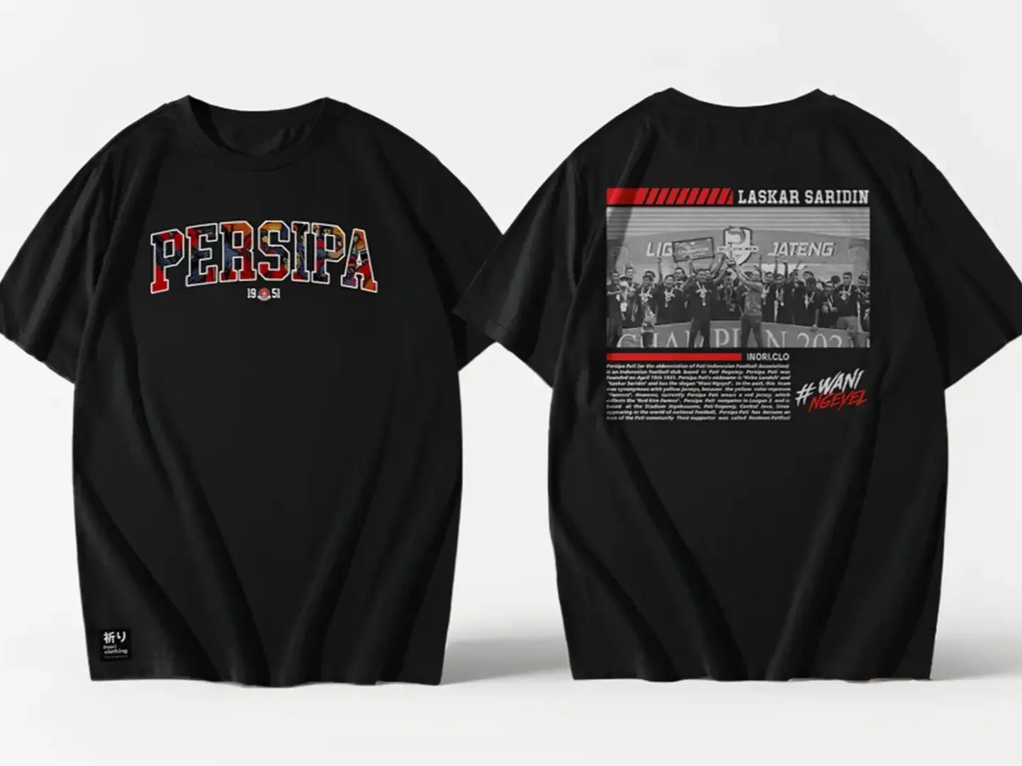 Kaos Laskar Saridin Persipa Pati Katun 30s Combed Jeans