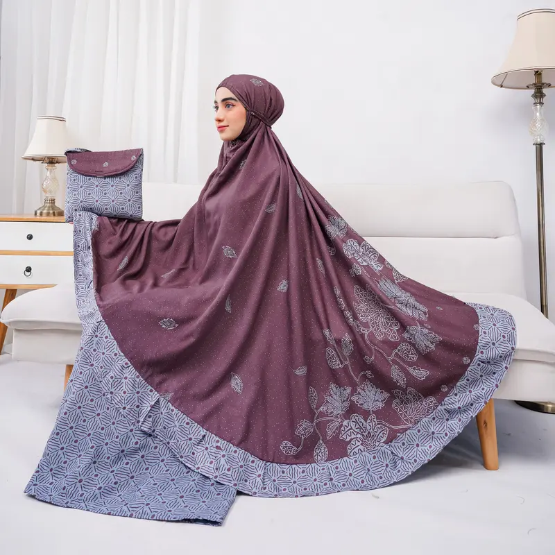 {Tameera} Mukena Batik Dewasa Premium Terbaru Rayon Adem 4