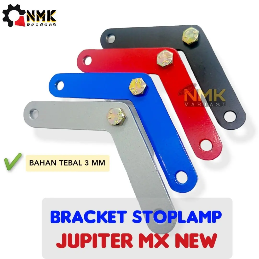 Breket Lampu Belakang Jupiter Mx New 135 Bracket Dudukan Stoplamp Tebal 3 Mili Plus Baut