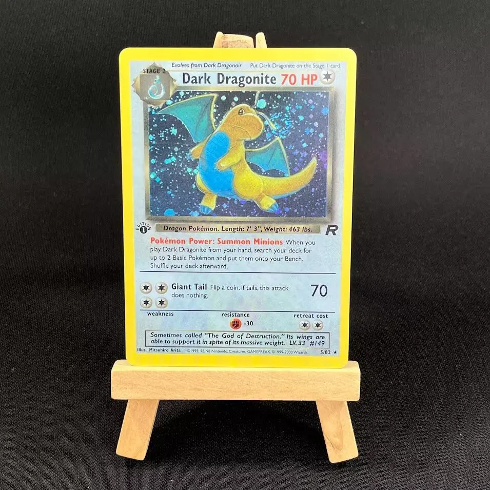 Collectible Game Cards Pokemon cards Dark Dragonite  Team Rocket