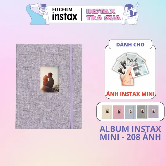 ALBUM INSTAX MINI (208 TẤM) - Album đựng 208 ảnh dành cho cỡ film của máy chụp lấy liền instax mini 0