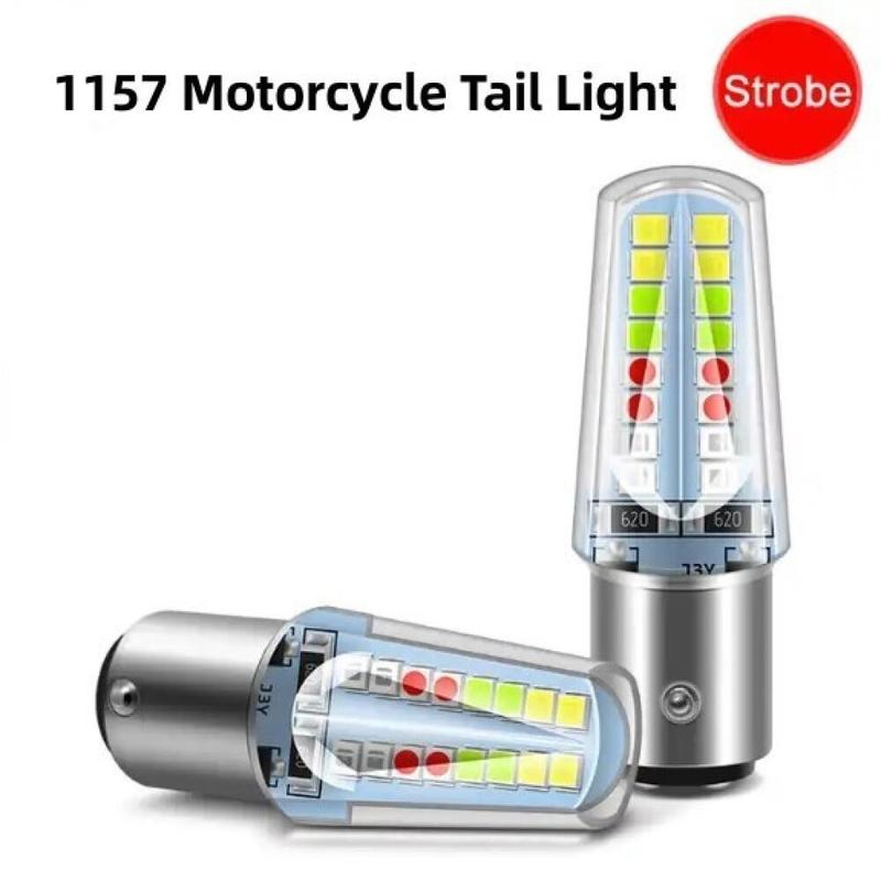 FANTUDZ 1157 Motorcycle flashing brake light BY15D 42MD electric vehicle flashing light brake light 2