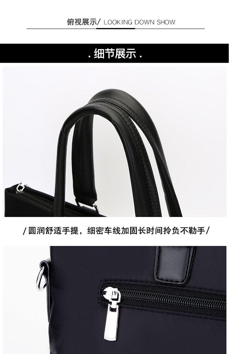 Product Introduction of Zipper Shoulder Bag Free Size Nylon Cloth Shoulder Crossbody Tote for Men 18