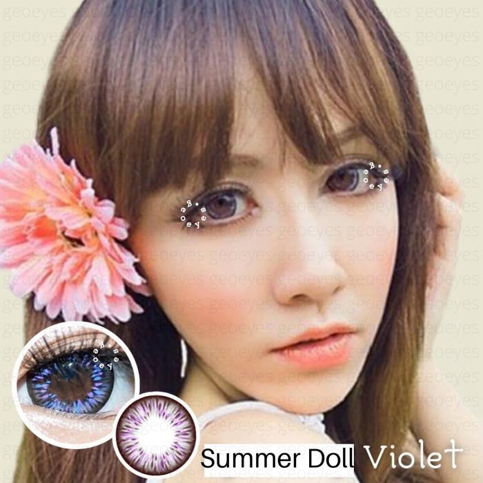 Gambar Softlens Baby Color Summer Doll Violet (Ungu) dari Geoeyes Kota Administrasi Jakarta Utara Tokopedia
