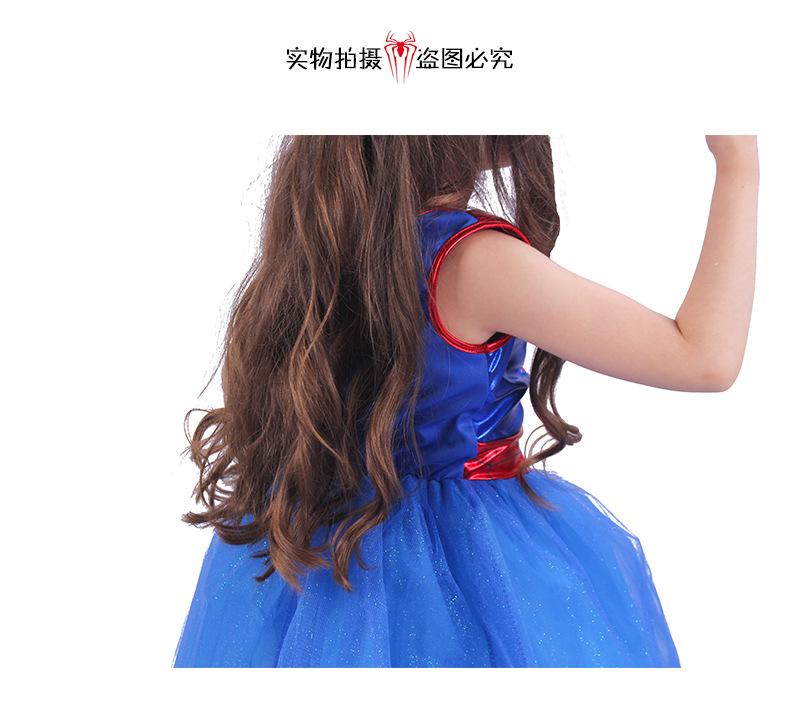 Product Introduction of Halloween Bsrlons Spider Woman Cosplay Children Stage Wear Performance Wear Halloween Play Costume 6