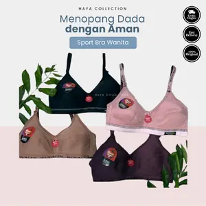 BH Bra Sport Wanita Dewasa Remaja Winalin | Bh tanpa kawat | Sport Bra Jumbo Busa
