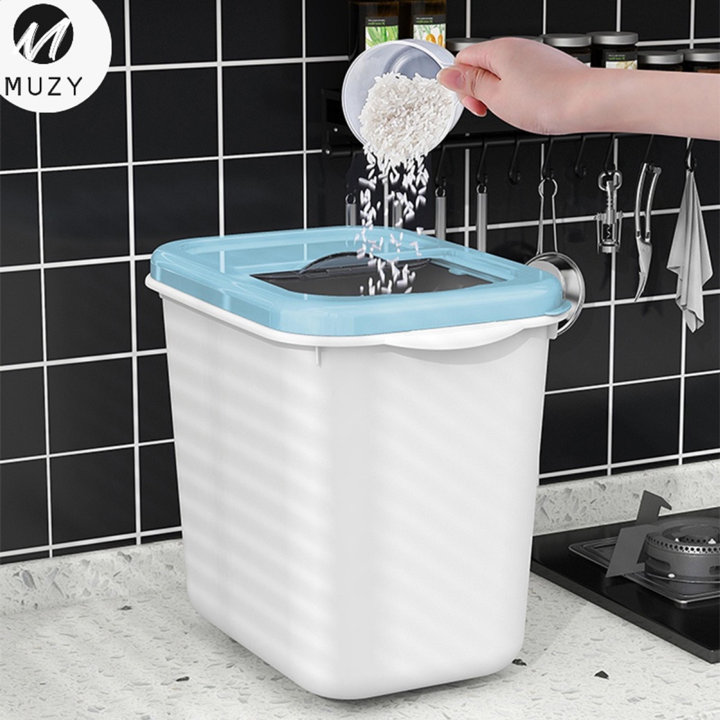 Muzy Rice Box Storage Penyimpanan Beras Tempat Beras Kotak Penyimpanan Beras 5kg, 7,5kg & 10kg HSB148