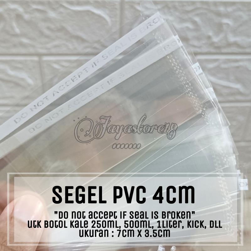 Product Introduction of 1PACK SEGEL PLASTIK PVC murah  tulisan DO NOT ACCEPT IF SEAL BROKEN BOTOL diameter 3.7cm 4cm 4.5cm murah untuk BOTOL cantik 350ML KALE 250ML 500ML 1LITER SEGEL PLASTIK PVC Jayastore18 27