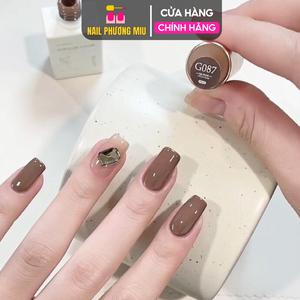 [Sơn Lẻ] Sơn Gel Màu Nâu Trà G087 XEIJAYI Chính Hãng Chai 15ml Làm Nail, Sơn Móng Màu Nâu Tây Đậm Mướt, Lên Màu Chuẩn, Bóng Bền Women Nữ