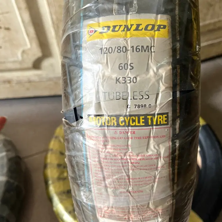 (SH 150 - K330A) Vỏ Dunlop mã K330A (K330) cho xe SH150, Shark - Sản xuất tại Indonesia. 4