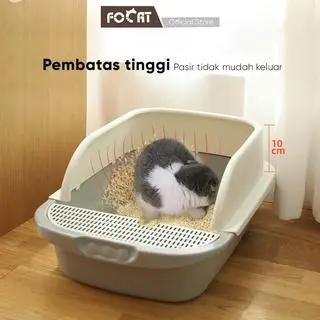 FOCAT Tempat Bak Pasir  Anjing Hewan Peliharaan M06 Tempat Pup Toilet  litter  box box pup 3