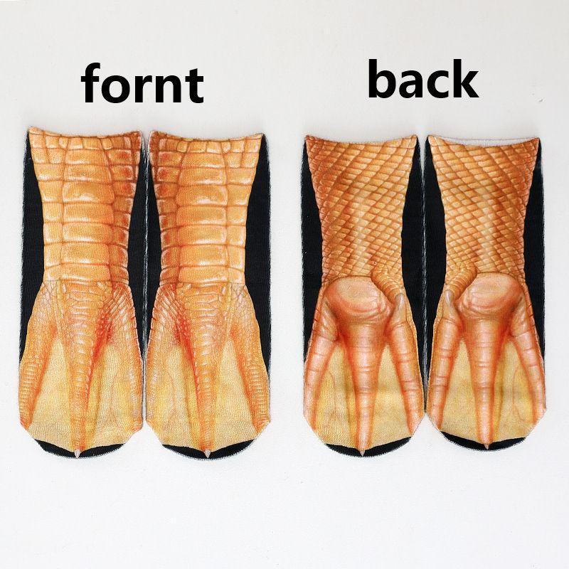 Product Introduction of Firstrich-TikTok Animal Feet Socks Trotter 3D Printing Creative Parent-Child Long Men's and Women's Tiger Children Cat's Paw Dog's Paw Chicken Feet 17
