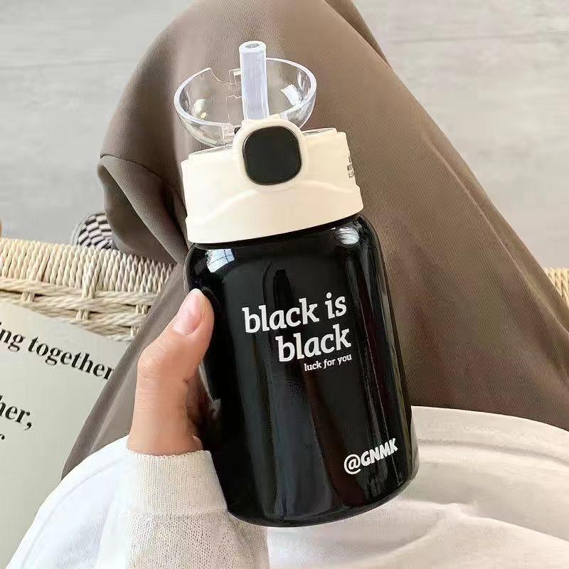 Bình Giữ Nhiệt Lucky (Inox 316) Dung tích 450 ml - Bình Giữ Nhiệt Mini đựng cafe trà sữa